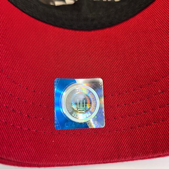 NC State Wolfpack Hat Zephyr Claspback Cap NWT Red Black College Cotton - Picture 9 of 10